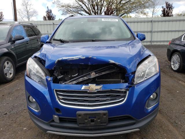 KL7CJRSBXGB582214 - 2016 CHEVROLET TRAX LTZ BLUE photo 5