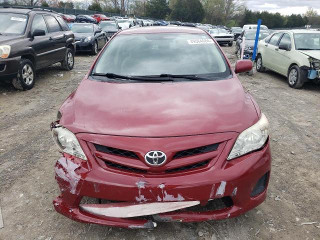 JTDBU4EE0BJ092605 - 2011 TOYOTA COROLLA BASE RED photo 5