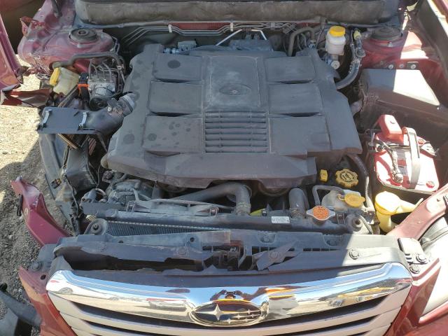 4S4BRDJC9C2215962 - 2012 SUBARU OUTBACK 3.6R LIMITED RED photo 12