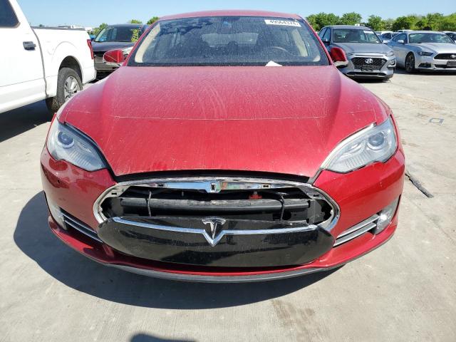 5YJSA1CN2DFP23116 - 2013 TESLA MODEL S წითელი ფოტო 5