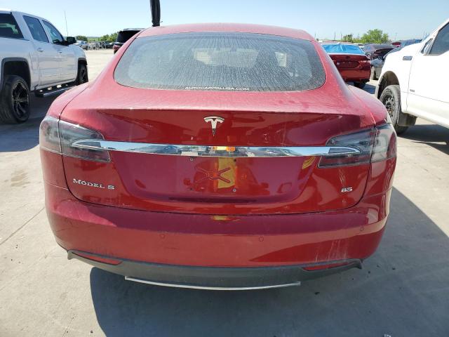 5YJSA1CN2DFP23116 - 2013 TESLA MODEL S წითელი ფოტო 6