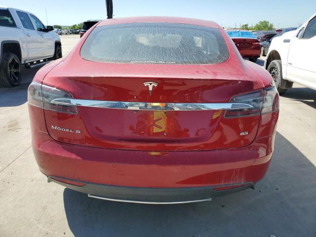 5YJSA1CN2DFP23116 - 2013 TESLA MODEL S RED photo 6