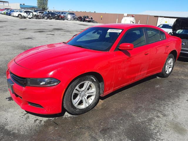 2C3CDXBG6NH165644 - 2022 DODGE CHARGER SXT RED photo 1