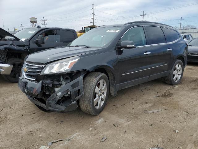 1GNKVJKD6FJ243841 - 2015 CHEVROLET TRAVERSE LTZ BLACK photo 1