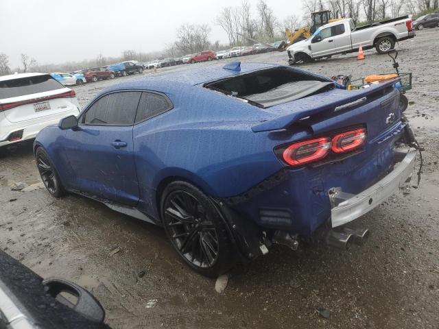 1G1FK1R64K0129811 - 2019 CHEVROLET CAMARO ZL1 BLUE photo 2