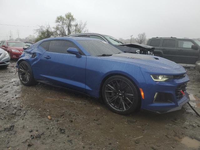 1G1FK1R64K0129811 - 2019 CHEVROLET CAMARO ZL1 BLUE photo 4