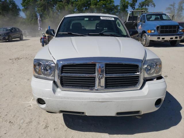 1D7HE48K16S584218 - 2006 DODGE DAKOTA QUAD SLT WHITE photo 5