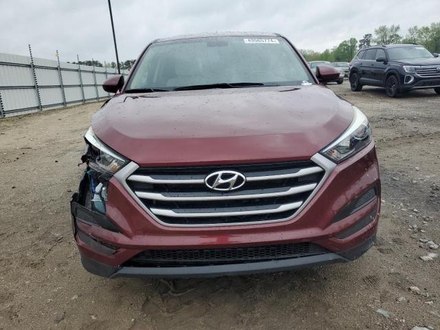 KM8J23A41HU525053 - 2017 HYUNDAI TUCSON SE BURGUNDY photo 5