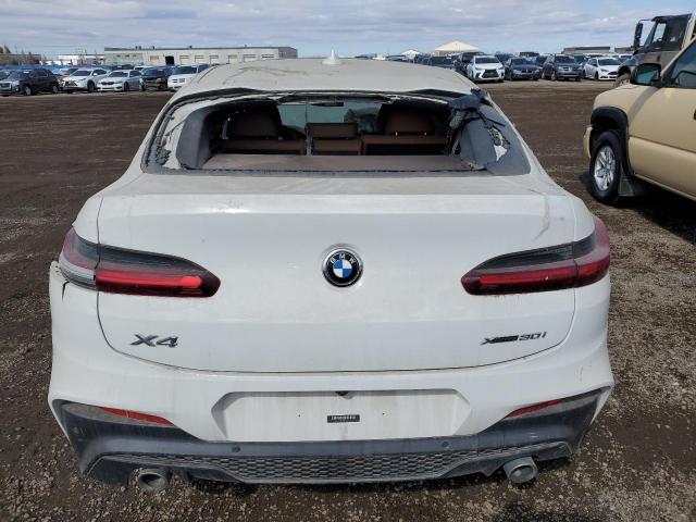 5UX2V1C03M9E77326 - 2021 BMW X4 XDRIVE30I WHITE photo 6