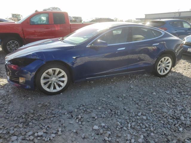 5YJSA1E27HF218360 - 2017 TESLA MODEL S Mavi foto 1