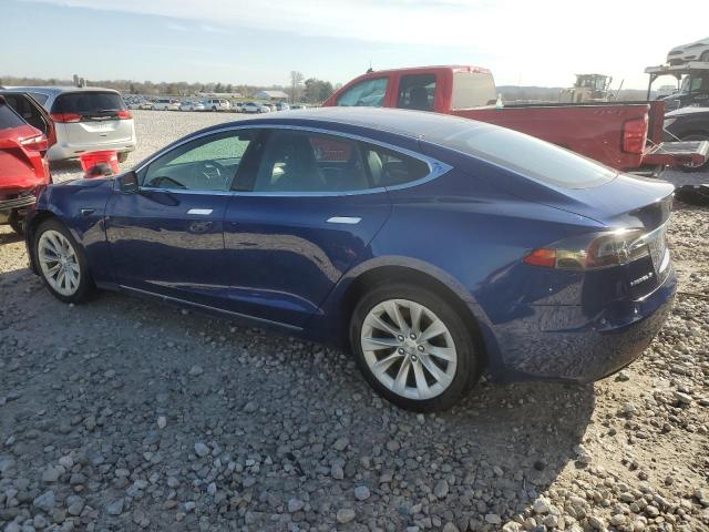 5YJSA1E27HF218360 - 2017 TESLA MODEL S BLUE photo 2