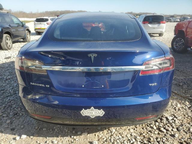 5YJSA1E27HF218360 - 2017 TESLA MODEL S Mavi foto 6