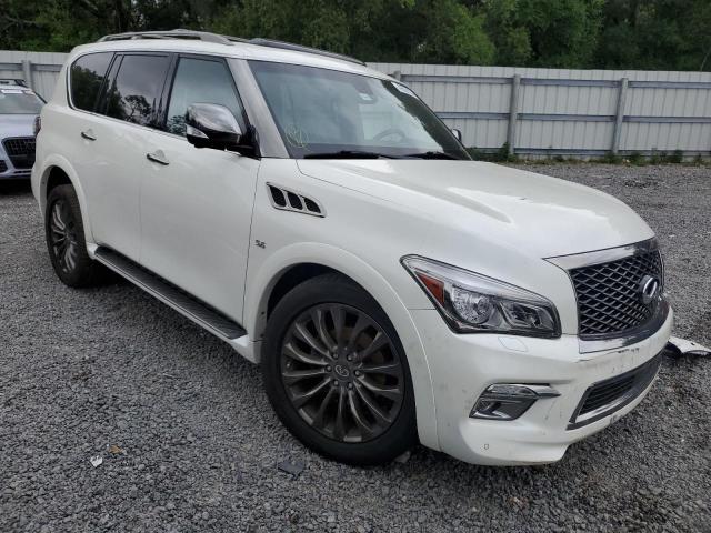 JN8AZ2NE7G9125582 - 2016 INFINITI QX80 WHITE photo 4