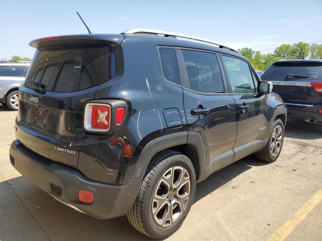 ZACCJADTXGPD35789 - 2016 JEEP RENEGADE LIMITED BLACK photo 3