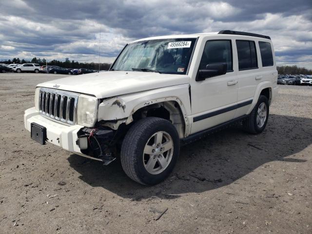 1J8HG48K98C184658 - 2008 JEEP COMMANDER SPORT WHITE photo 1