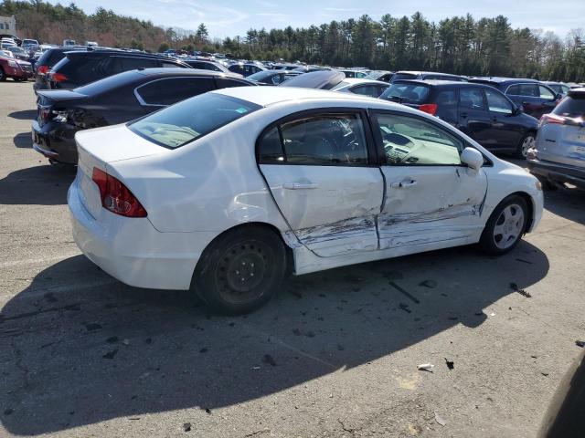 1HGFA16577L017064 - 2007 HONDA CIVIC LX WHITE photo 3