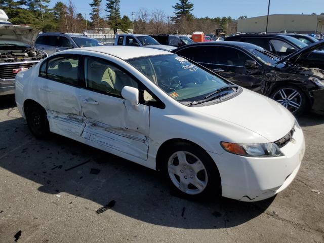 1HGFA16577L017064 - 2007 HONDA CIVIC LX WHITE photo 4