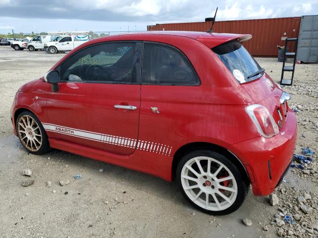 3C3CFFFH2CT340225 - 2012 FIAT 500 ABARTH RED photo 2