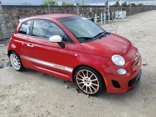 3C3CFFFH2CT340225 - 2012 FIAT 500 ABARTH RED photo 4