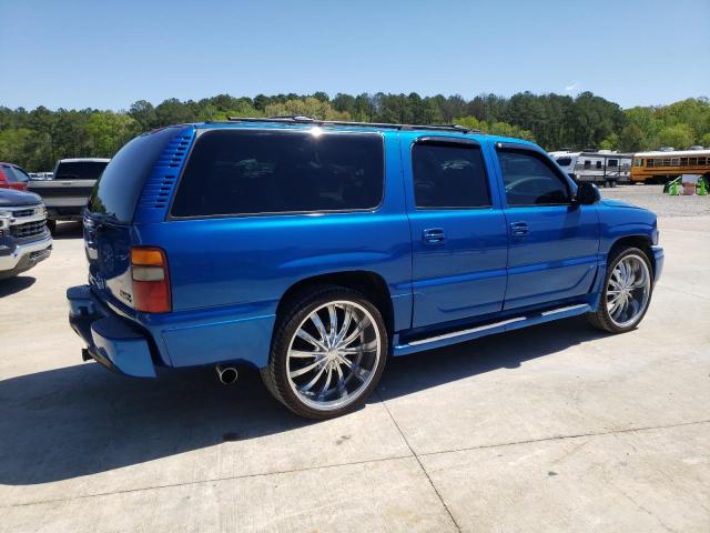 1GKFK66U51J280046 - 2001 GMC DENALI XL K1500 BLUE photo 3