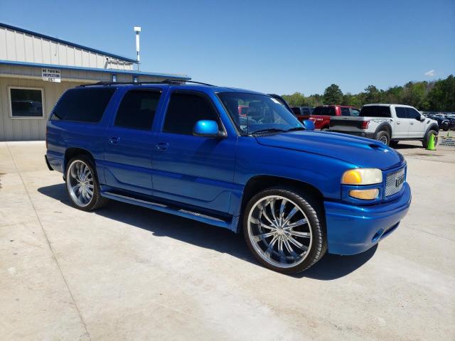 1GKFK66U51J280046 - 2001 GMC DENALI XL K1500 BLUE photo 4