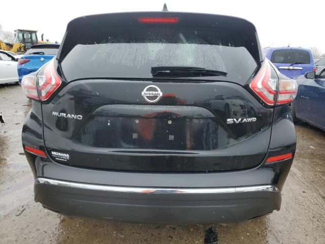 5N1AZ2MHXJN124833 - 2018 NISSAN MURANO S BLACK photo 6