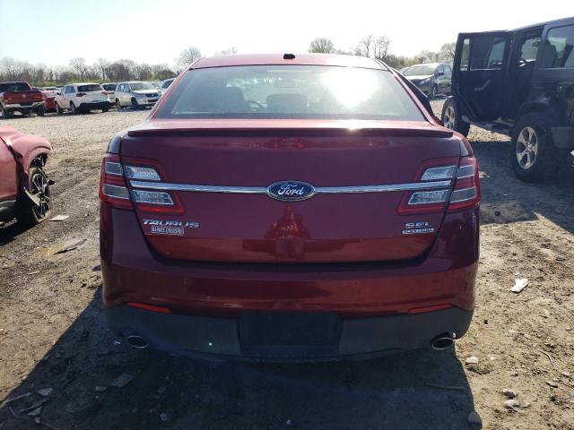 1FAHP2E81EG112853 - 2014 FORD TAURUS SEL BURGUNDY photo 6