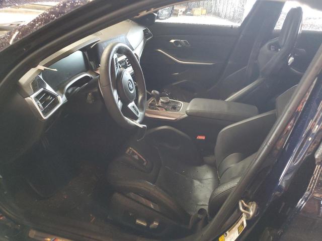 WBS43AY01NFN09837 - 2022 BMW M3 COMPETITION ლურჯი ფოტო 7