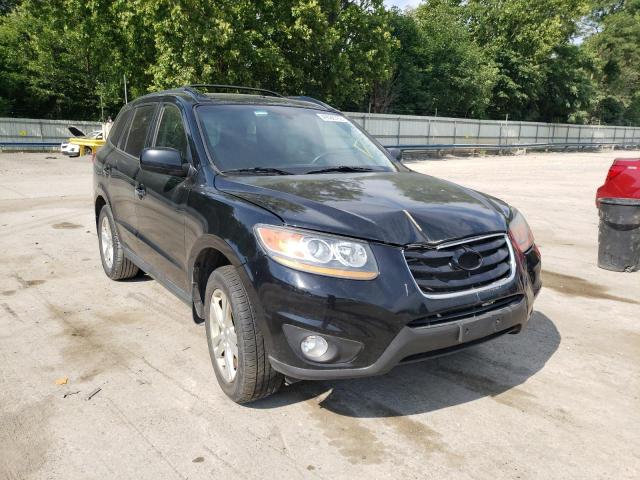 5XYZKDAG9BG050039 - 2011 HYUNDAI SANTA FE LIMITED BLACK photo 1