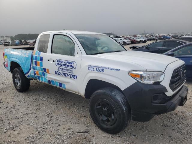 5TFRX5GN6KX147080 - 2019 TOYOTA TACOMA ACCESS CAB WHITE photo 4