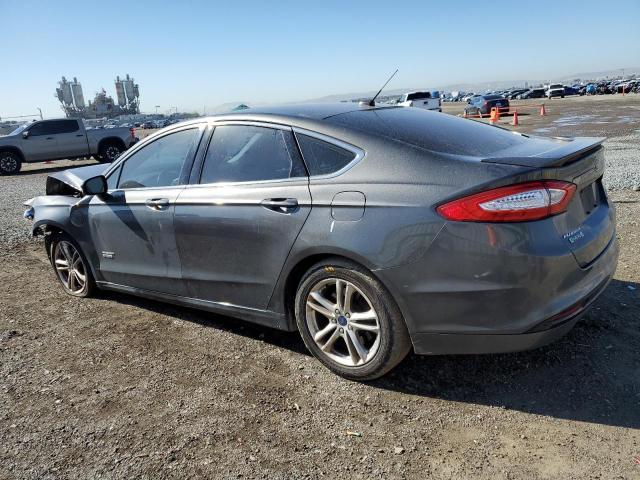 3FA6P0SU8FR284286 - 2015 FORD FUSION TITANIUM PHEV GRAY photo 2