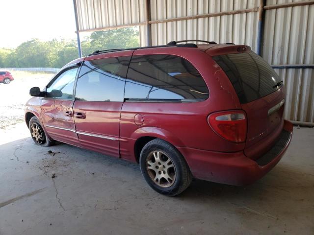 2C4GP54L92R778141 - 2002 CHRYSLER TOWN & COU LXI RED photo 2