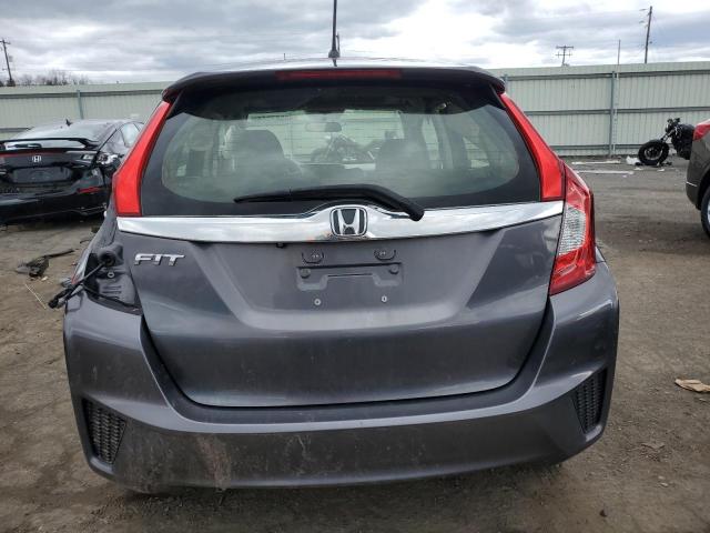 JHMGK5H76GX039618 - 2016 HONDA FIT EX GRAY photo 6