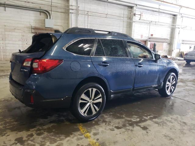 4S4BSAJC7K3251158 - 2019 SUBARU OUTBACK 2.5I LIMITED BLUE photo 3