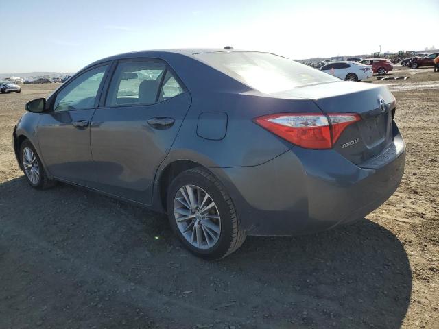 5YFBURHE8EP026781 - 2014 TOYOTA COROLLA L GRAY photo 2