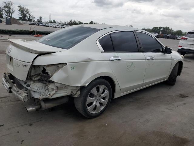 1HGCP36808A047964 - 2008 HONDA ACCORD EXL WHITE photo 3