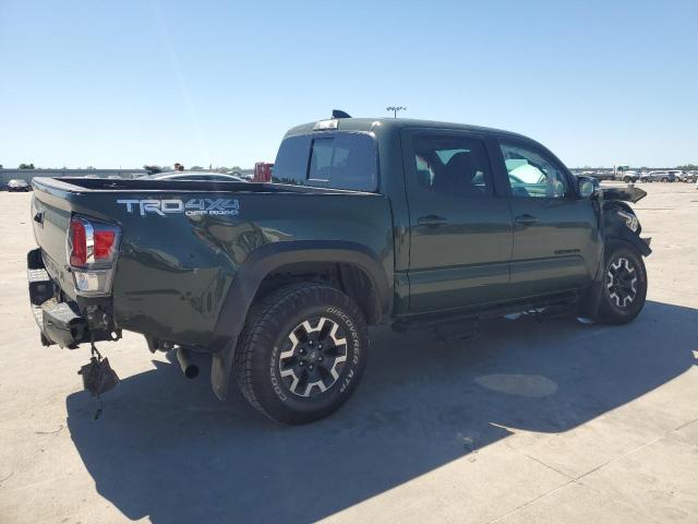 3TMCZ5AN0MM390918 - 2021 TOYOTA TACOMA DOUBLE CAB GREEN photo 3