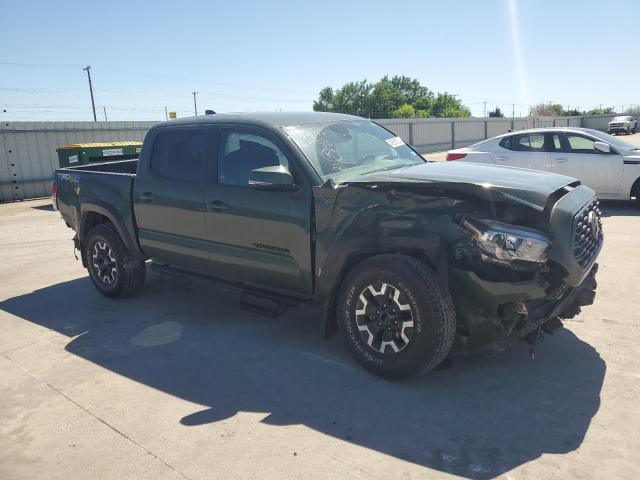 3TMCZ5AN0MM390918 - 2021 TOYOTA TACOMA DOUBLE CAB GREEN photo 4