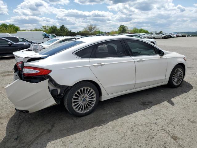 3FA6P0K92FR117305 - 2015 FORD FUSION TITANIUM WHITE photo 3