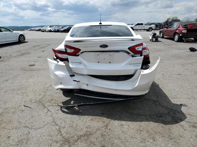 3FA6P0K92FR117305 - 2015 FORD FUSION TITANIUM WHITE photo 6