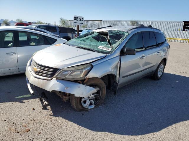 1GNKRFEDXHJ109964 - 2017 CHEVROLET TRAVERSE LS SILVER photo 1