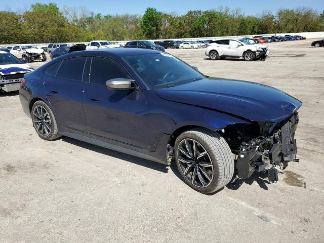 WBY33AW07PFR15161 - 2023 BMW I4 M50 BLUE photo 4