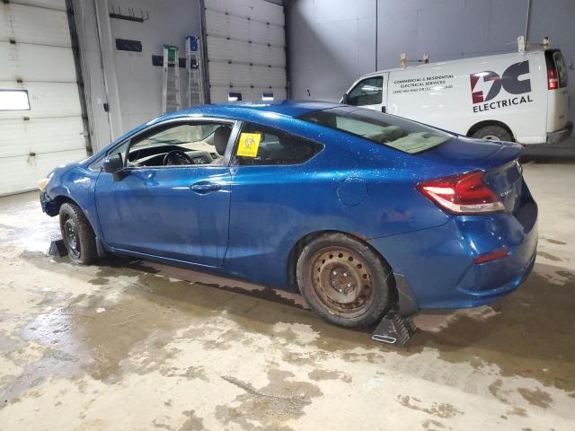 2HGFG3B45EH000538 - 2014 HONDA CIVIC LX BLUE photo 2