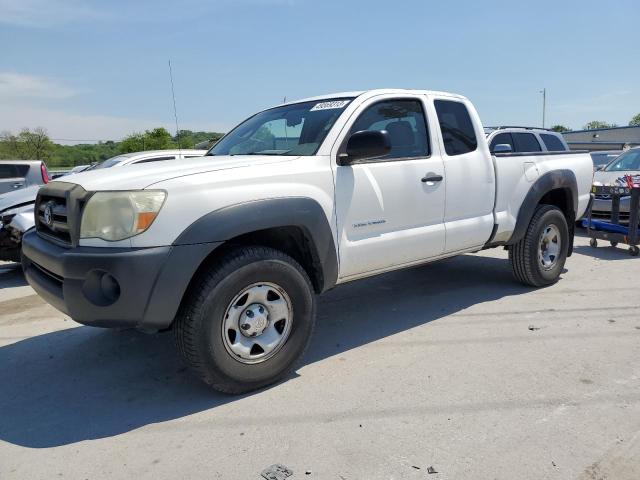 5TEUU42N77Z381281 - 2007 TOYOTA TACOMA ACCESS CAB WHITE photo 1