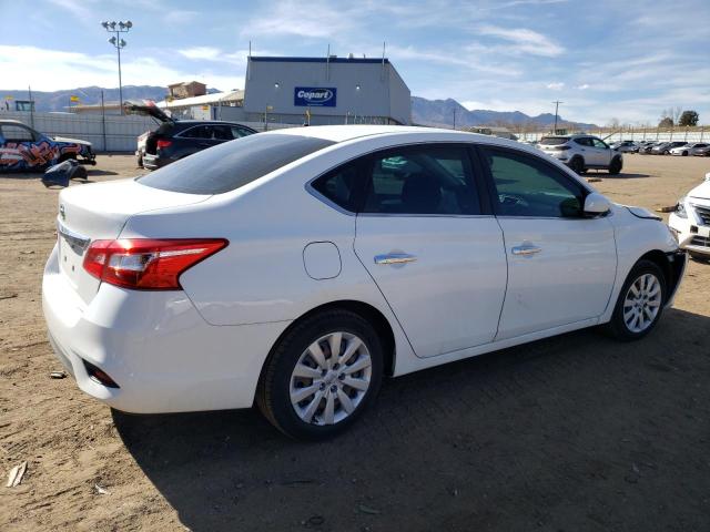 3N1AB7AP2JY296328 - 2018 NISSAN SENTRA S WHITE photo 3