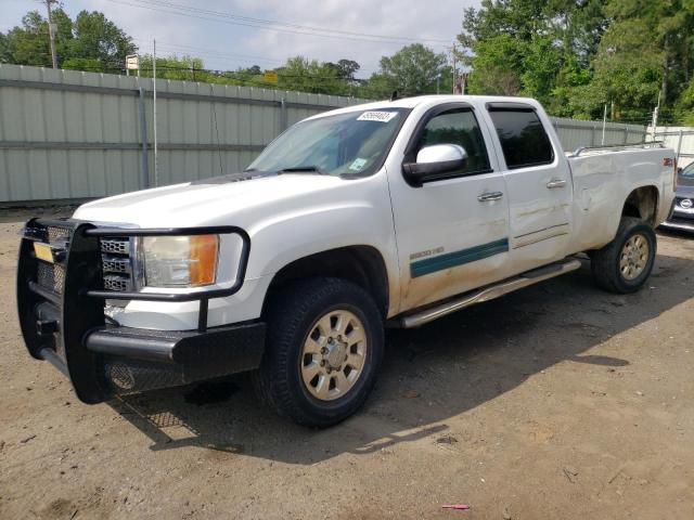 1GT121C88DF106415 - 2013 GMC SIERRA K2500 SLT WHITE photo 1