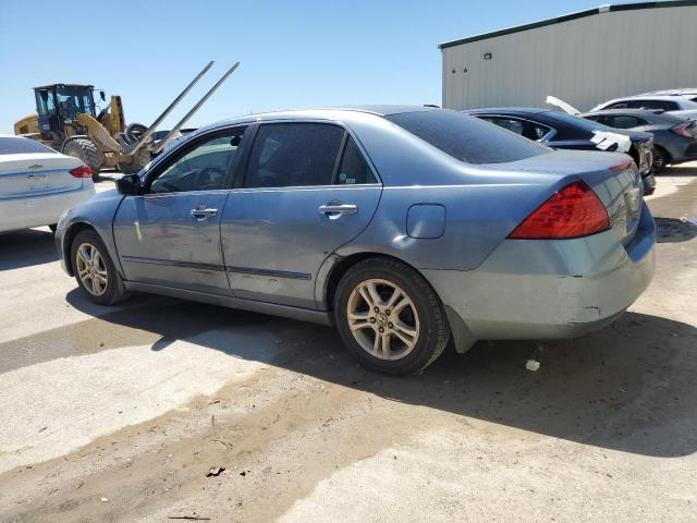 1HGCM56737A008828 - 2007 HONDA ACCORD EX BLUE photo 2