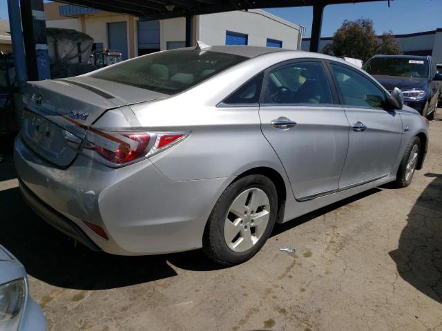 KMHEC4A4XCA029280 - 2012 HYUNDAI SONATA HYBRID SILVER photo 3