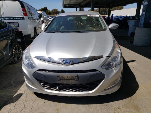 KMHEC4A4XCA029280 - 2012 HYUNDAI SONATA HYBRID SILVER photo 5