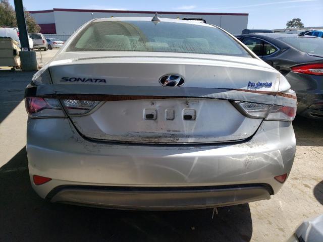 KMHEC4A4XCA029280 - 2012 HYUNDAI SONATA HYBRID SILVER photo 6